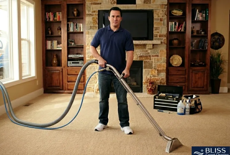Professional carpet repair team in Las Cruces NM, satisfied results