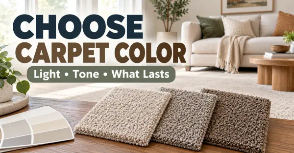 How to Choose Carpet Color: Light, Tone, and What Lasts