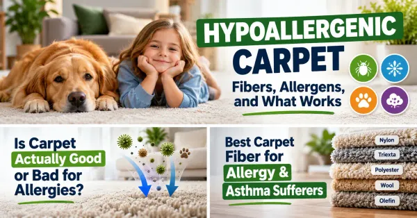 Hypoallergenic Carpet: Fibers, Allergens, and What Works