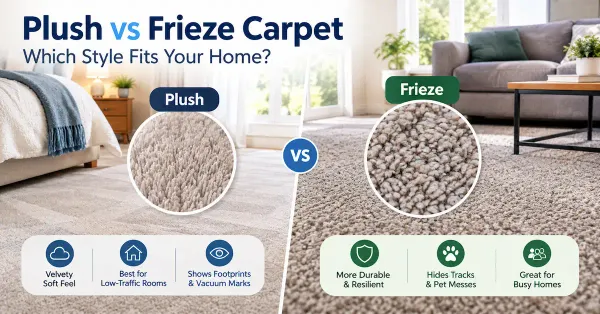 Plush vs Frieze Carpet: Which Style Fits Your Home?