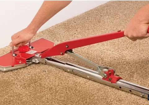 Power stretcher used for carpet repair and stretching in Las Cruces NM