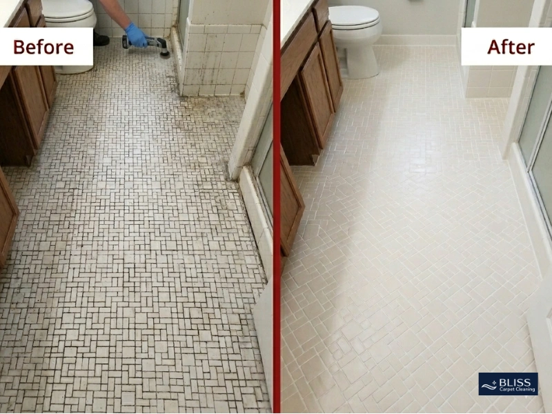 Tile and Grout Cleaning 3 DIY grout cleaning versus professional hot water extraction results Las Cruces NM