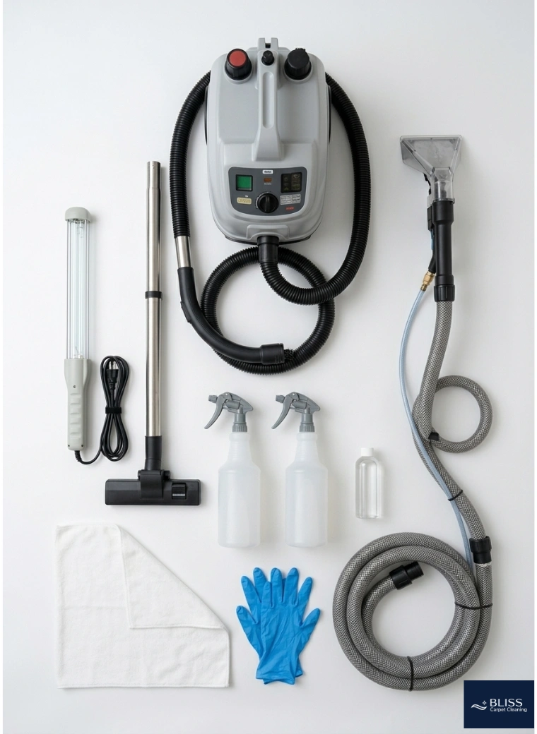 Professional mattress cleaning equipment HEPA vacuum UV sanitizer Las Cruces NM