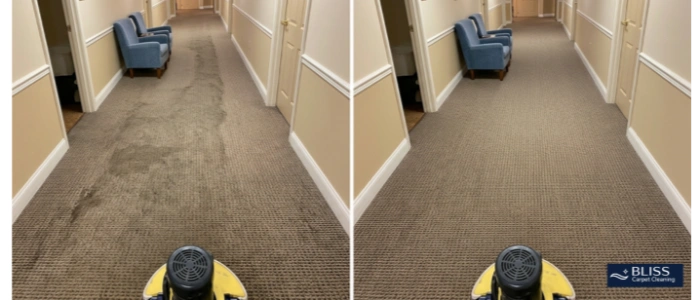 Before and after commercial carpet cleaning near Sunland Park Racetrack NM 88063