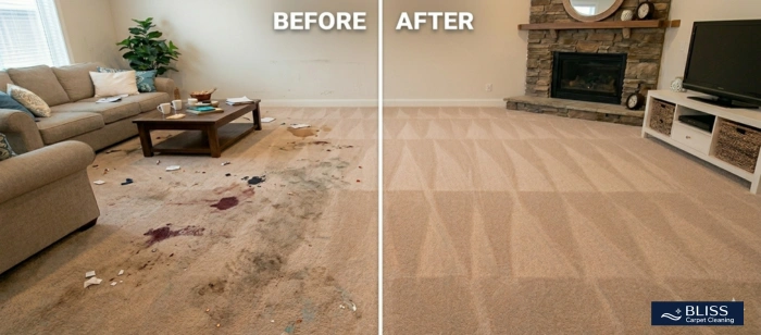 Before and after move out carpet cleaning County Line Drive Anthony NM 88021