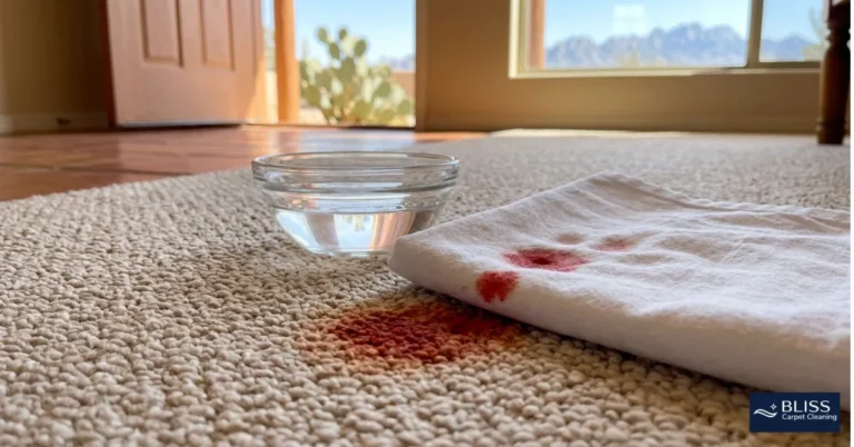 Red Chile Stain on Carpet
